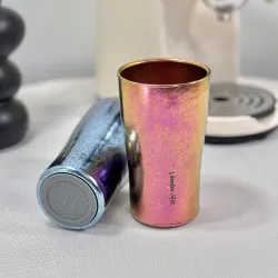 Pure Titanium Double Wall Cup Crystal Purple Pure Titanium Double Wall Cup Crystal Purple