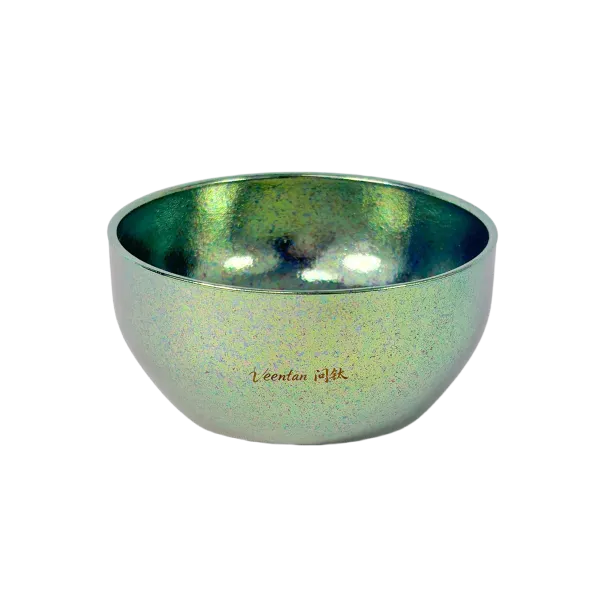 Pure Titanium Lightweight Bowl Crystal Green Pure Titanium Lightweight Bowl Crystal Green