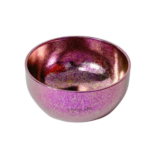 Pure Titanium Lightweight Bowl Crystal Purple Pure Titanium Lightweight Bowl Crystal Purple