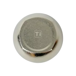 Pure Titanium Lightweight Bowl Crystal Silver Pure Titanium Lightweight Bowl Crystal Silver