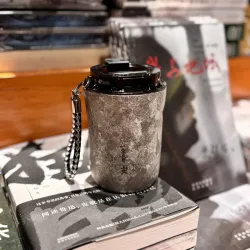 Pure Titanium Coffee Mug Crystal Silver Pure Titanium Coffee Mug Crystal Silver