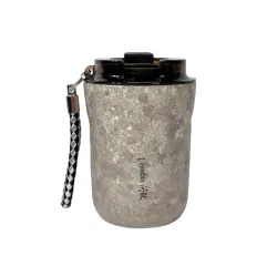 Pure Titanium Coffee Mug Crystal Silver Pure Titanium Coffee Mug Crystal Silver