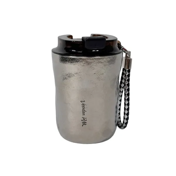 Pure Titanium Coffee Mug Natural Silver Pure Titanium Coffee Mug Natural Silver