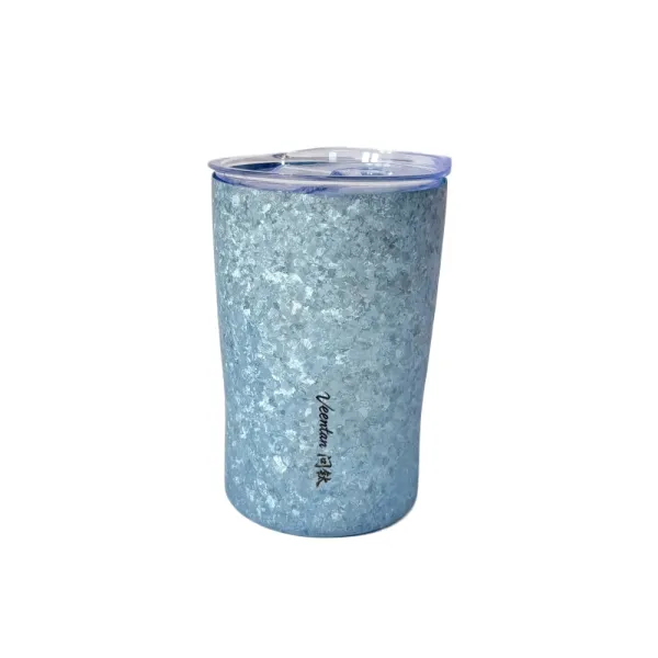 Pure Titanium Double Wall Tumbler Crystal Blue Pure Titanium Double Wall Tumbler Crystal Blue
